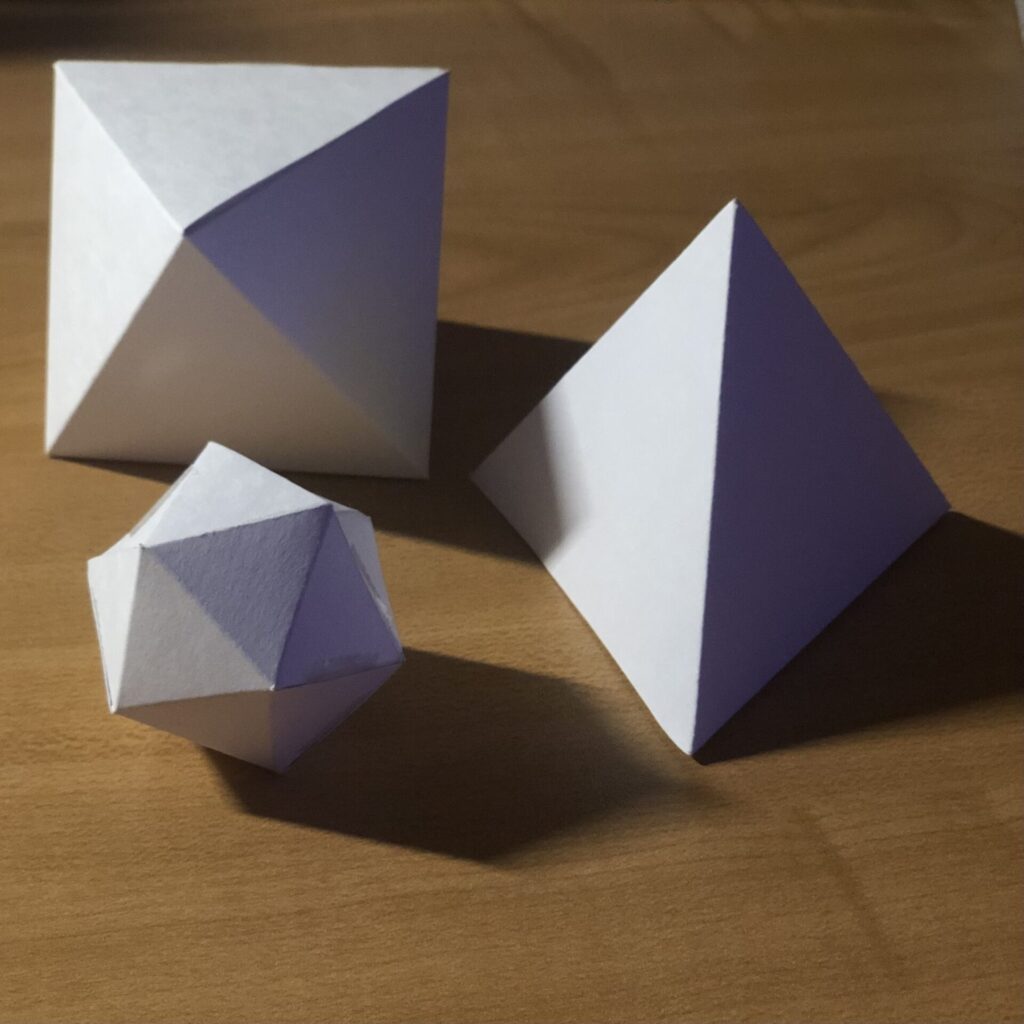 picture of my paper Platonic solids